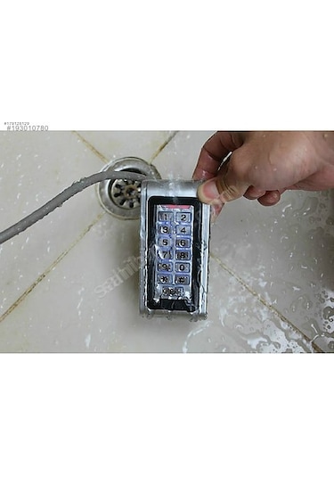 E2 Rfid Elektronik Şifreli Kartlı Kapı Açma Kilidi-Su Gçrmz Metal