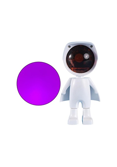 Homyl Projektör Atmosfer Işık Gece Lambası Arka Plan Mor Mor