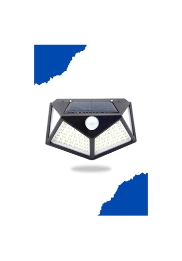 Sensörlü Güneş Enerjili Duvar Lambası Çok Renkli