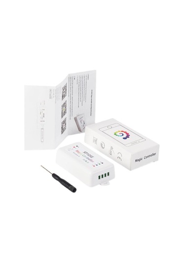 Ws2811/2812b İçin Sp105e Bluetooth Led Şerit Kontrol Cihazı, 5-24v, Uzaktan Kumanda Ve At Yarışı Efektleri İçin Uygulama İle. Diğer