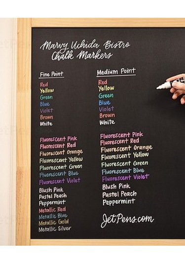 Marvy Easy Chalk Marker Sıvı Tebeşir Kalemi Fosforlu Sarı N11.59