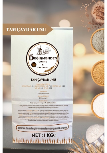 Tam Çavdar Unu - 1 Kilo