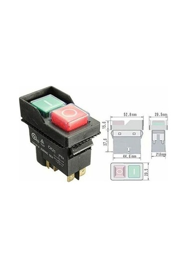 Bloomnest Elektrikli Beton Mikseri Kapama Anahtarı Elektromanyetik Anahtar Ck21b/250v 5pın