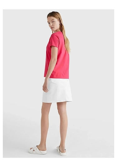 Tommyhilfiger Organik Pamuk Bayan T-shirt Pembe