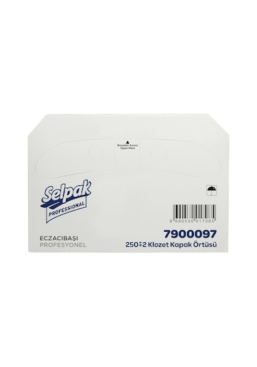 Selpak Professional Klozet Kapak Örtüsü 250'li