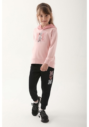 Minnie Mouse D4813-3 Çocuk  Pudra Eşofman Takımı