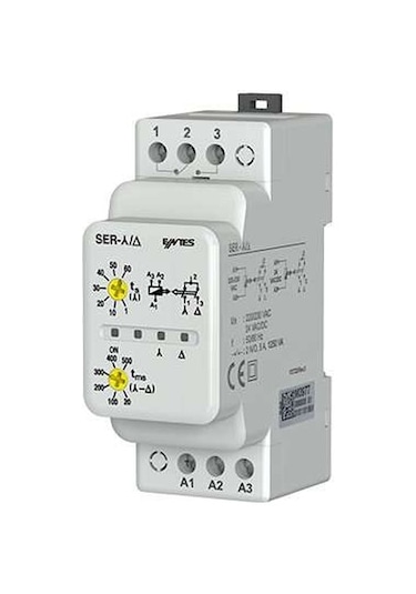 Entes Ser-yu Yassı Yıldız Üçgen Zaman Rölesi