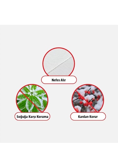 Gardener 11304 Saksılı Bitkiler İçin Soğuktan Koruma Örtüsü 30 G - 2,4 M X 2 M 2 Adet
