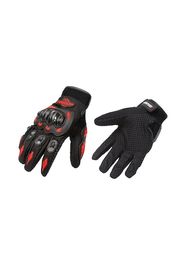 Trendooze Tam Parmak Motosiklet İçin Erkek Eldiveni Ekrana Dokunmak Xh