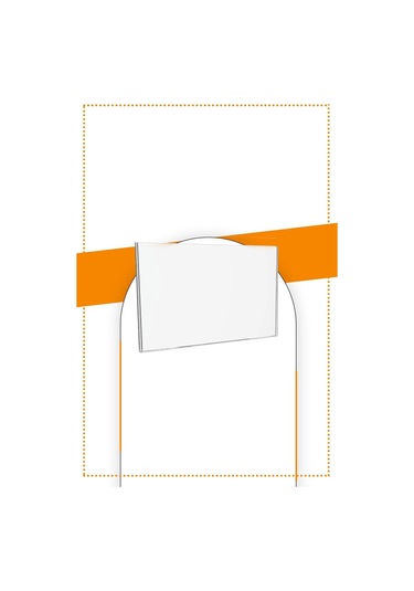 A5 U Tipi Yatay 5'li Masa Üstü 2.8 MM Şeffaf Pleksi Föylük / Broşürlük