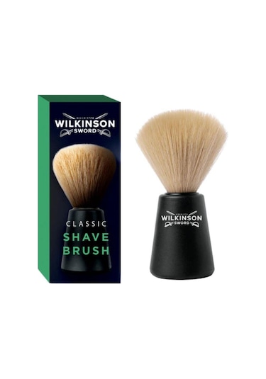 Wilkinson Sword Classic Tıraş Fırçası Sentetik Kıl, Geleneksel Islak Tıraş İçin İdeal Erkek Bakımı