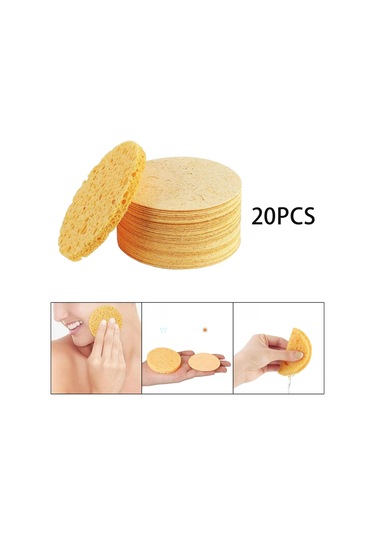 Suntek Yüz Temizliği Için Sıkıştırılmış Süngerleri 20-adet