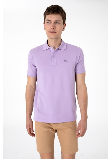 U.S. Polo Assn. Erkek Regular Fit Polo Yaka Lila Basic Tişört 50306007-VR034 U.S. Polo Assn. Erkek Regular Fit Polo Yaka Lila Basic Tişört 50306007-VR034