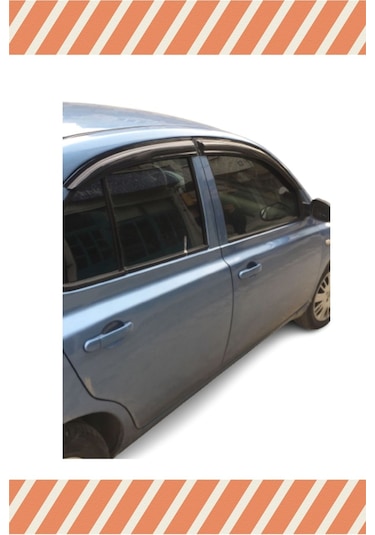 Nıssan Micra 2003-2010 Modellerine Özel 4'lü Mügen Tip Cam Rüzgarlığı