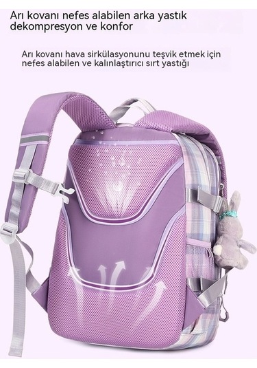 Weichuang01-o46gdkj Koreli Japon Kız Weichuang01 Okul Çantası Weichuang01 Kapasiteli Weichuang01 Lise Okul Çantası-mor