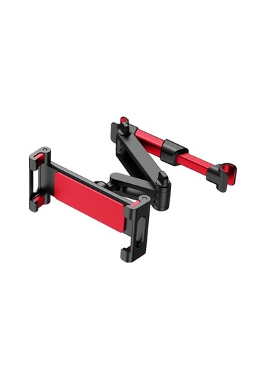 Wondernest Araba Koltuğu Teleskopik Braketi - Arka Yastık & Telefon Tutucu, 06 Yükseltme Sürümü Kırmızı Kırmızı