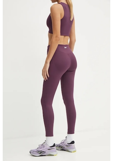 Reebok Lux Contour Tıght Mor Kadın Tayt Mor