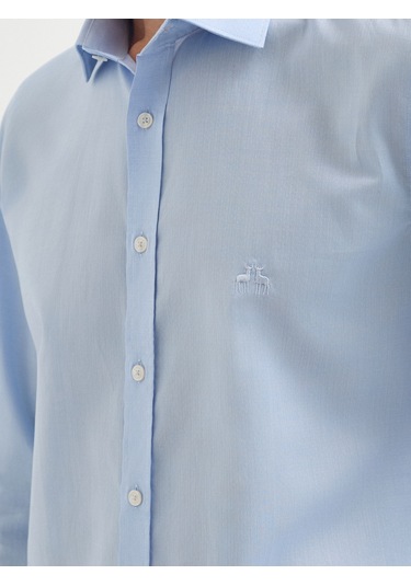 Karaca Erkek Slım Fıt Gömlek-açık Mavi 11.25w.04.012 Açik Mavi