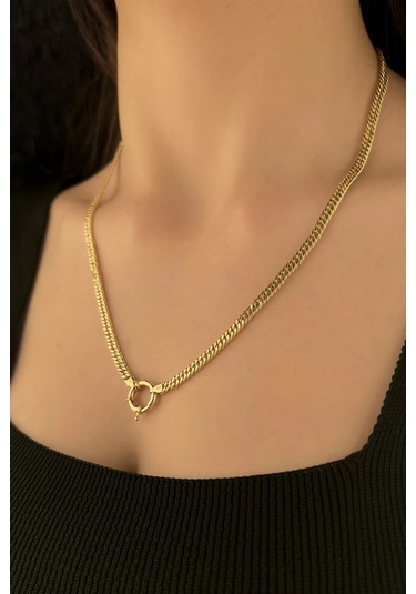 Fiyonk Kuyumculuk 14 Ayar Altın Sık Gurmet 4mm Kalınlık 001