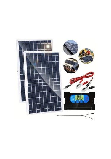 Besthome1 Dream011 2 Adet Solar Paneller Kontrolcü Karavan Telefon Sarj Cihazı