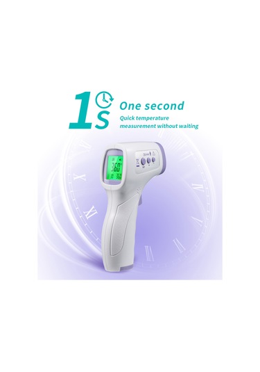 Hfambition R988 Dijital Isı Ölçer - Dokunmadan Enfazlı Kızak Tespiti, Lcd Ekran, Sesli Ve Görsel Alarm, C/ F Değiştirilebilir Pil Dahil Değil