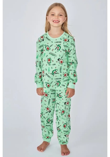 Novomoskovskij Trikotaz Kız Çocukları, Gençler Ve Küçük Çocuklar İçin Pi Jamayı Evde Giyilen Bir Pijama Takımı Olarak T Mavi