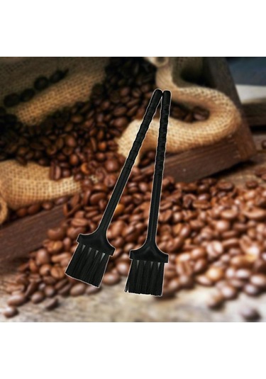 2 Adet Çok Amaçlı Mutfak Fırçası Jilet Temizleme Fırçası Klavye Tozu Siyah Naylon Plastik Küçük Fırça