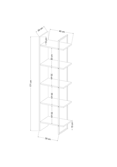 Lagomood İrony Poly Ofis Takımı Antrasit Ceviz