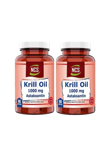 Krill Oil 1000 Mg Astaksantin 2 Mg 90 Softgel 2 Adet