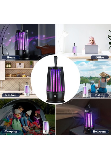 Geeroyoo Usb Sinek Öldürücü - Gece Lambalı Taşınabilir Elektrikli Sivrisinek Tuzağı, Ev Ve Kamp İçin