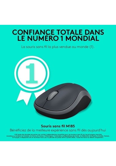 Logitech Kablosuz Optik Fare - M185