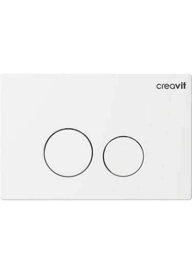 Creavit Beyaz Gömme Rezervuar Seti - 2 Beyaz