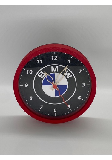 Bmw Stilli, Siyah Kasa Duvar Saati Siyah