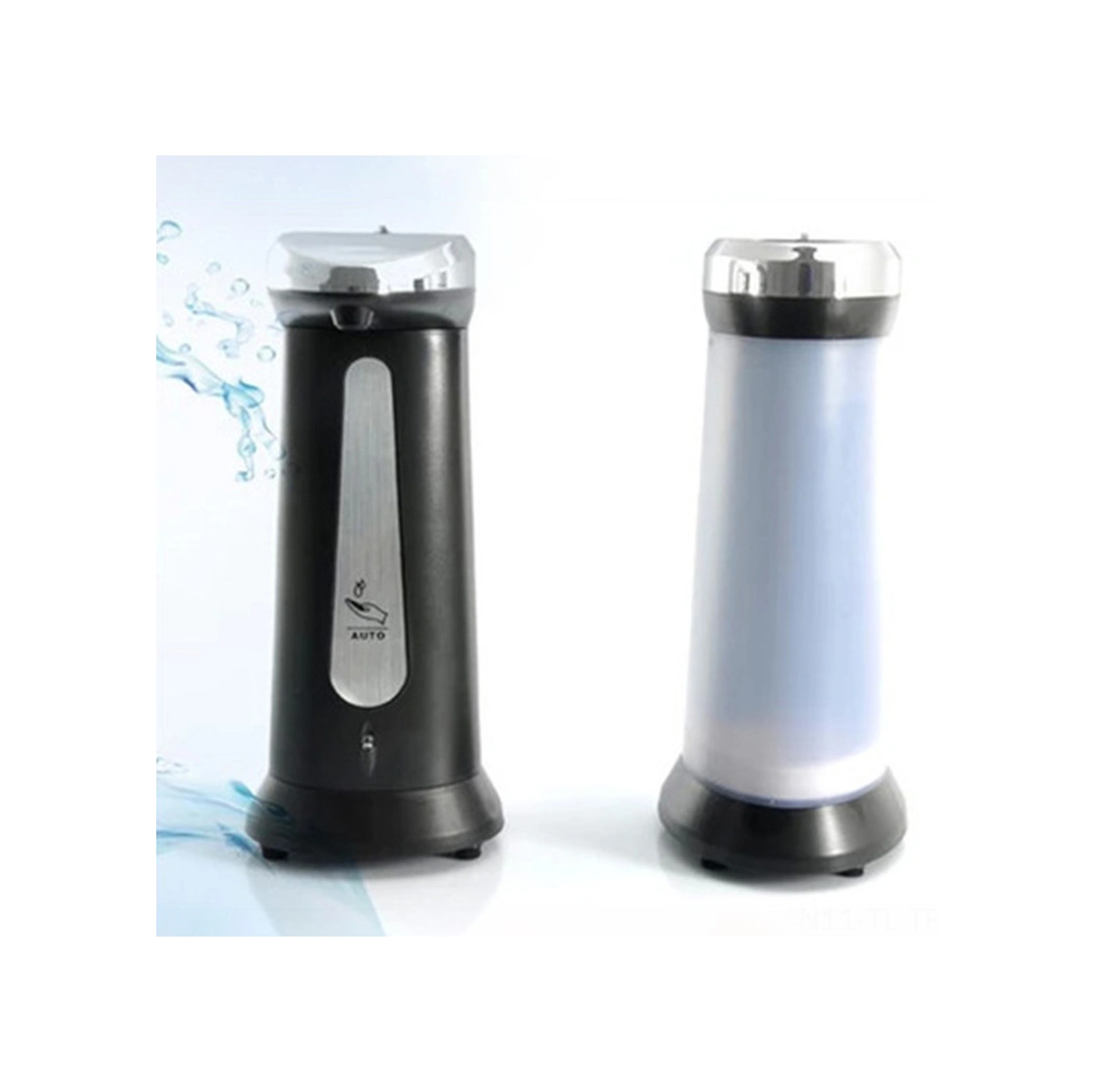 Hombey Otomatik Algılama Sabun Dağıtıcı 400ml - Banyo/ Mutfak Kullanıma Uygun, Pil Dahil Değil, Abs Malzeme Beyaz - Siyah