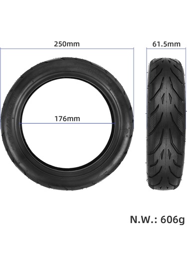 Yuanxıng Xiaomi 4 Pro Kauçuk Dış Lastik 60/70-7.0 Vakum Lastiği Elektrikli Scooter Parçası