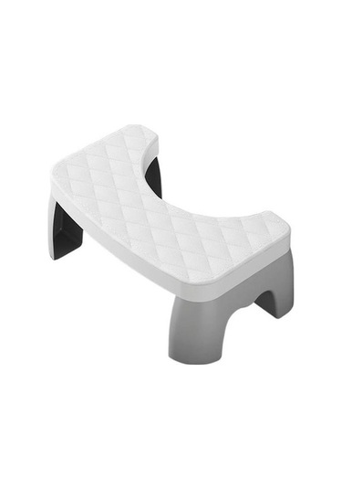 Flybuy Tuvalet Taburesi Sağlıklı Bağırsak Hareketleri Hemoroid Ve Kabızlık Rahatlatıcı Ergonomik Beyaz 7 Rg Dayanıklı Plastik Pratik Kullanım Beyaz