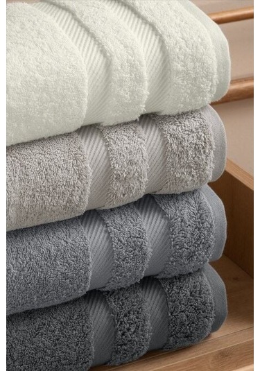 Altınbaşak Jakarlı 4 Lü 50x90 El Havlusu Nori V2 Renkli