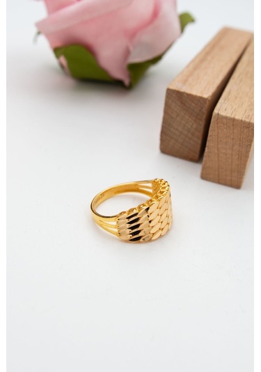 Latif Kuyumculuk 22 Ayar Füzyon Kalemli Altın Kadın Yüzük Lkyzk1546 Altın