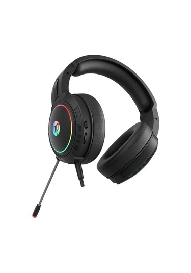 Hp Dhe-8006 Kablolu Mikrofonlu Usb 7.1 Rbg Siyah Oyuncu Kulaklığı