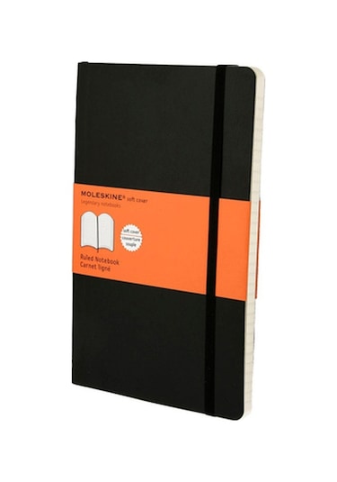 Moleskine 13x21 Soft Çizgili Siyah Butik Defter