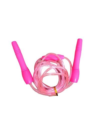 Ayarlanabilir Işıklı Atlama İpi Yetişkinler Ve Çocuklar İçin Pembe Işıklı Atlama İpi