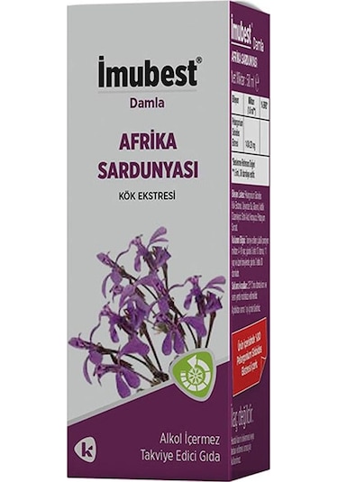İmubest Pelargonium Sidoides - Afrika Sardunyası Damla 50 ml Alko