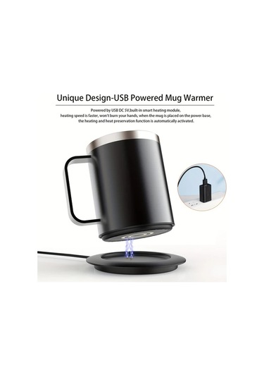 Honeybeeshop Yeşil Akıllı Kahve Bardağı Isıtıcısı 55 Cye Kadar Sıcak Tutar Çay Süt Çikolata