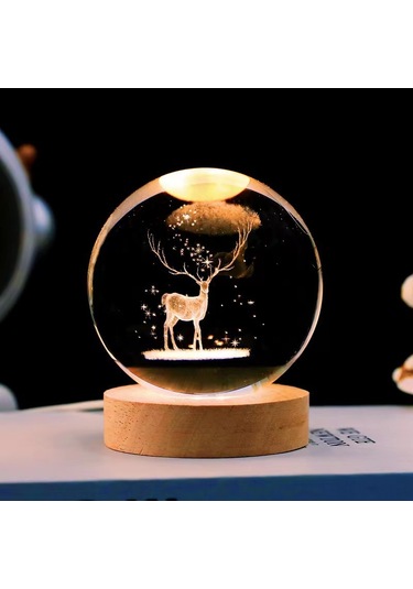 Suofeng Yaratıcı Usb Işık Küresi: Dekoratif Gece Lambası Ve Masa Aksesuarı, Öğrenciler İçin İdeal Hediye 6cm Diğer