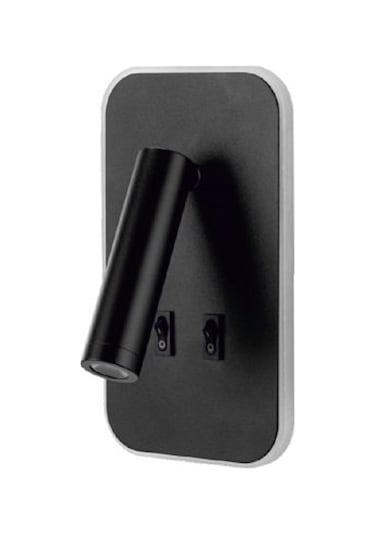 Cata Tuvalu Yatak Başı Aplik Siyah Ct-5243 Siyah