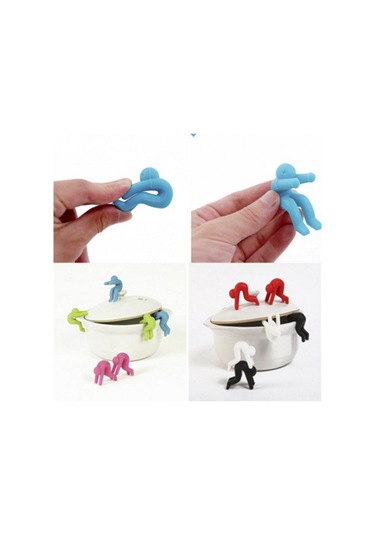 Xindoker 2'li Silikon Çok Amaçlı Tutucu: Telefon Desteği Ve Taşma Engeli - Siyah