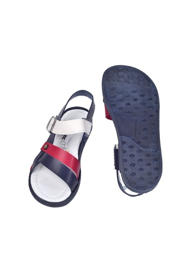 Kiko Şb 2517-26 Orto Pedik Erkek Çocuk Sandalet Terlik Lacivert - (414663958) Lacivert