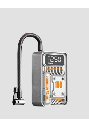 Taşınabilir Kablosuz Hava Pompası 150 Psı Güçlü Basınç Ve 6000mah Şarjlı