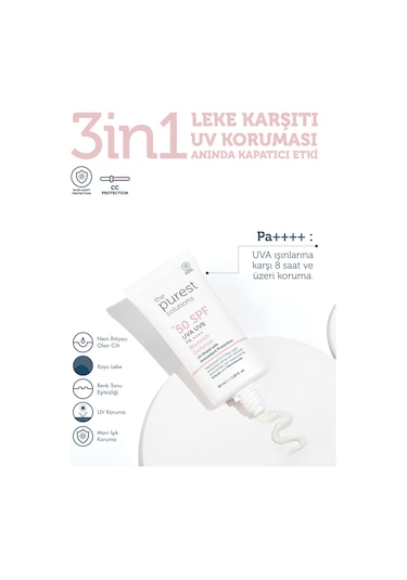 The Purest Solutions Leke Karşıtı Renkli Güneş Kremi Cilt Bakım Seti