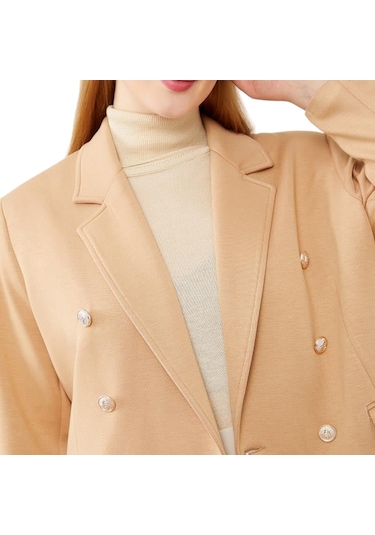 Kadın Spor Blazer Ceket VİZON